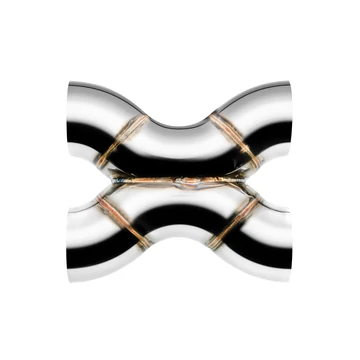 Hegesztett X-Pipe FMIC.Pro 76mm 304 rozsdamentes acélból Hegesztett X-Pipe FMIC.Pro 76mm 304 rozsdamentes acélból