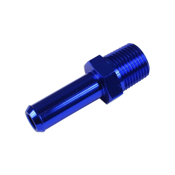 1/4NPT csőfitting, 9-10mm(3/8") csőre, kék