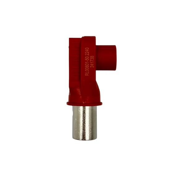 Ecumaster csatlakozó RL00801-50RE; 8.0MM; RADLOK-50MM; piros