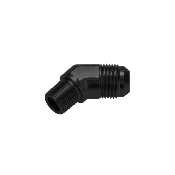 3/8NPT- AN10 fitting 45°, Fekete