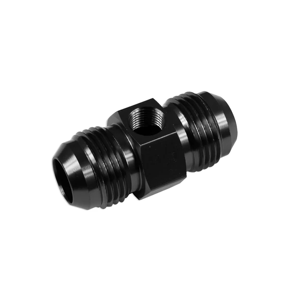 AN10 - AN10 fitting, 1/8NPT szenzor foglalattal, Fekete
