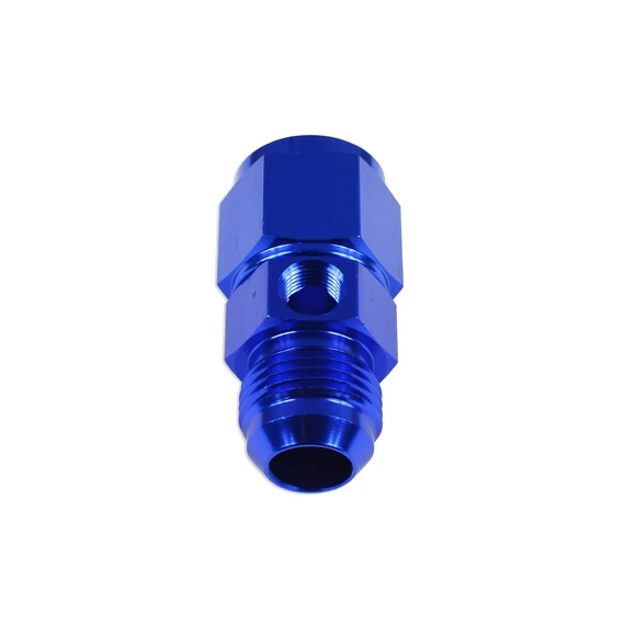 AN12(anya) - AN12(apa) fitting,  1/8 NPT szenzor foglalattal, kék