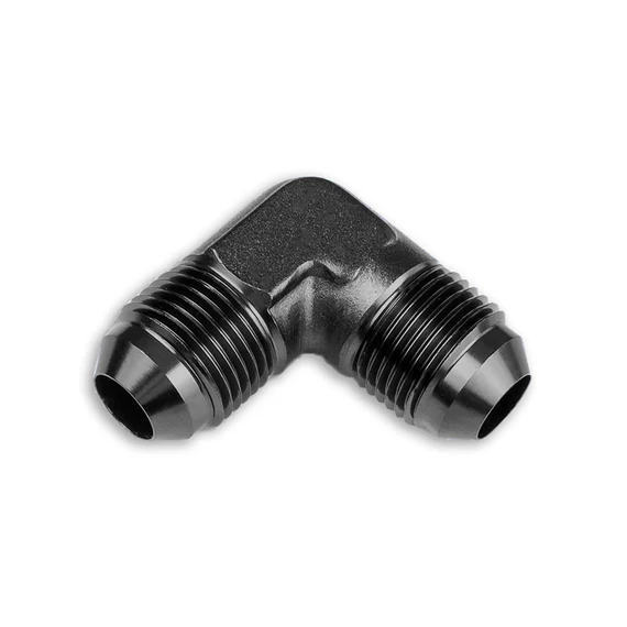 AN4 fitting 90°, Fekete