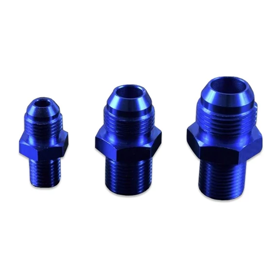 AN6 - 1/8NPT egyenes fitting, Kék