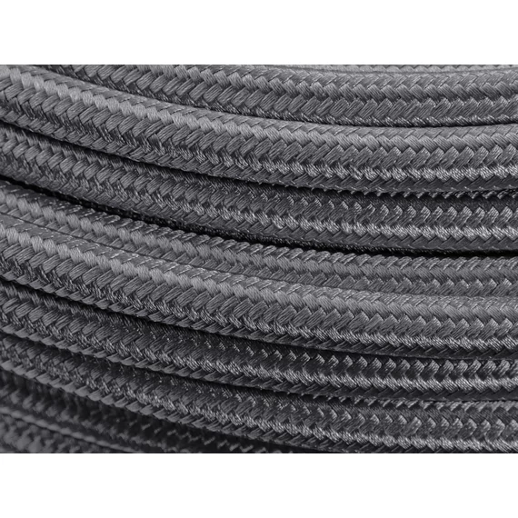 AN6 8mm (5/16") Nylon fonott PTFE teflon üzemanyagtömlő fekete