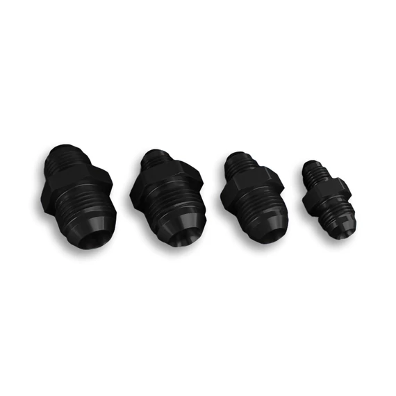 AN6 - AN4 fitting, Fekete
