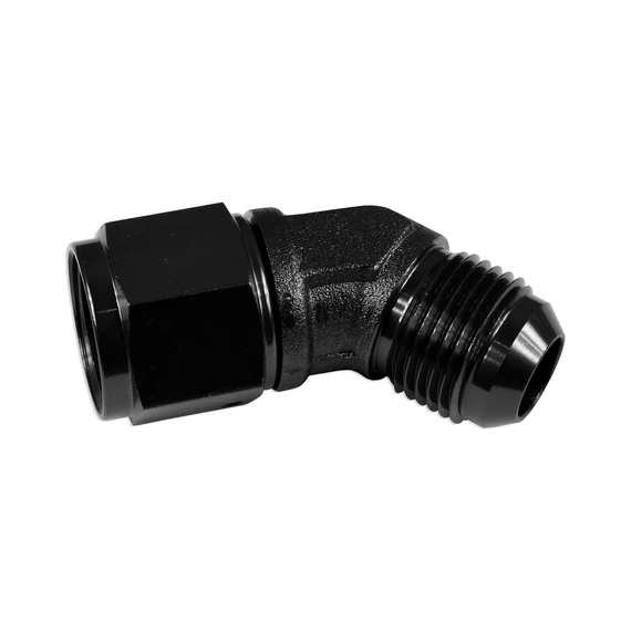AN8 (anya-apa) fitting 45°, Fekete