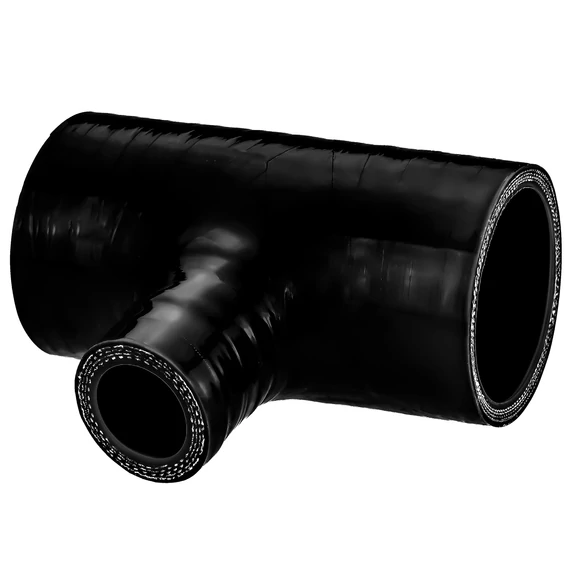 T-darab 70/25mm Fekete