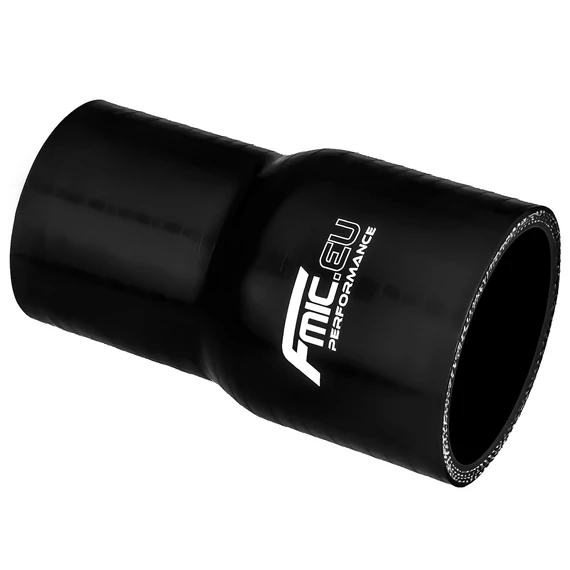 Szilikon egyenes szűkítő 48/57mm Fekete