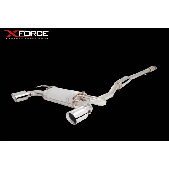 Kipufogórendszer XForce Mitsubishi Lancer 2007-2015 EVO X rozsdamentes acélhoz