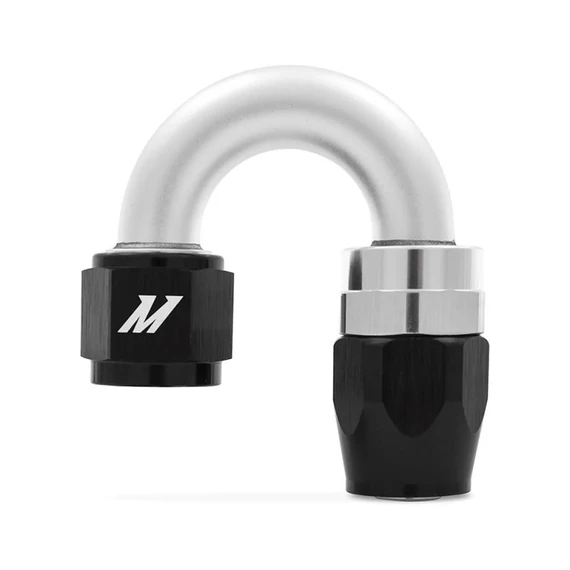Mishimoto MMFT-SW-06P-180 Alumínium PTFE -6AN 180 fokos szerelvény Fekete