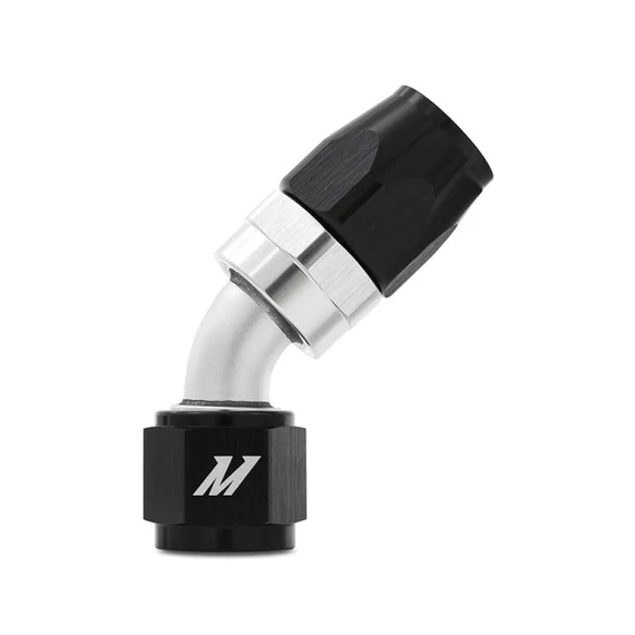 Mishimoto MMFT-SW-06P-45 Alumínium PTFE -6AN 45 fokos szerelvény Fekete