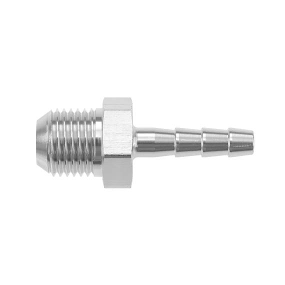 AN8 csőfitting, 10mm-es csőhöz, ezüst