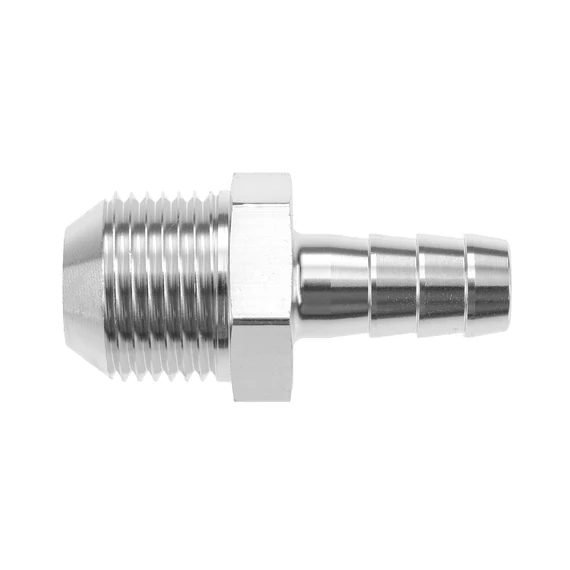 AN8 csőfitting, 14 mm-es csőre, ezüst