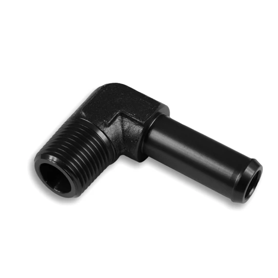  1/4NPT csőfitting 90°, 3/8"csőhöz, Fekete