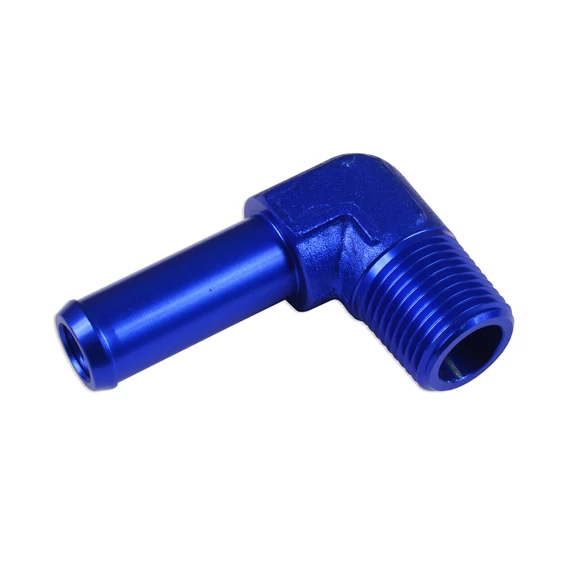 1/8NPT csőfitting 90°, 1/4" csőre, Kék