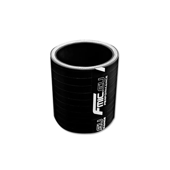 Egyenes szilikon csatlakozó 89mm Fekete standardowy 7,6cm