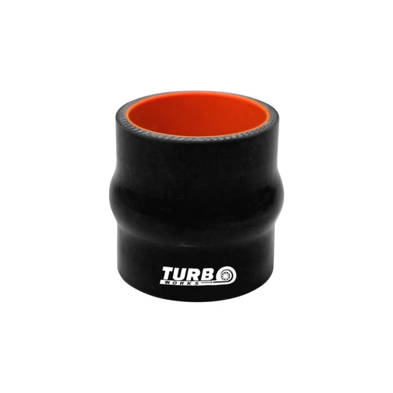 Rezgésgátló csatlakozó TurboWorks Pro fekete 76mm