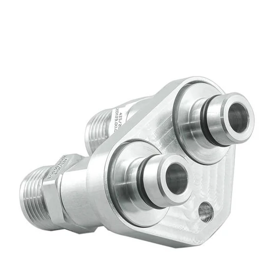 PMC olajhűtő adapter ZF 8HP70 BMW dízel váltóhoz + M18x1,5 AN10 alumínium csavarmenetes szerelvény M