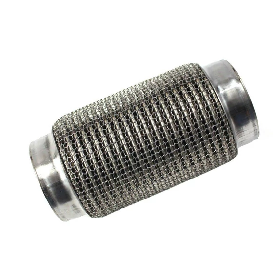 Kipufogó flex cső 76x250mm Megerősített 304SS