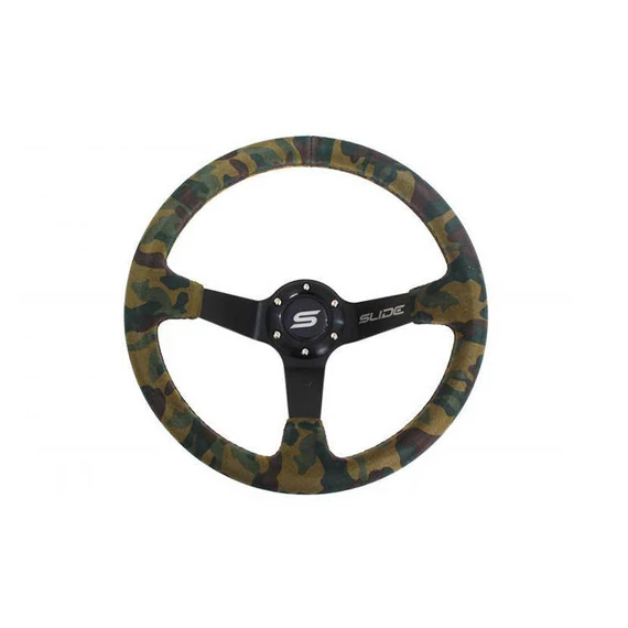 Kormánykerék SLIDE 350mm offset:80mm Suede Camo