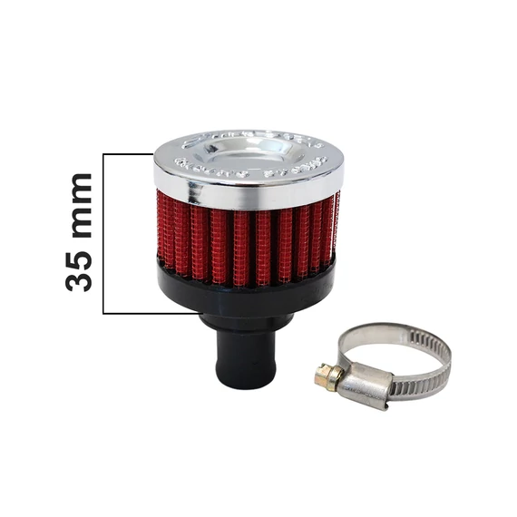Simota forgattyúsház légtelenítő szűrő 25mm piros
