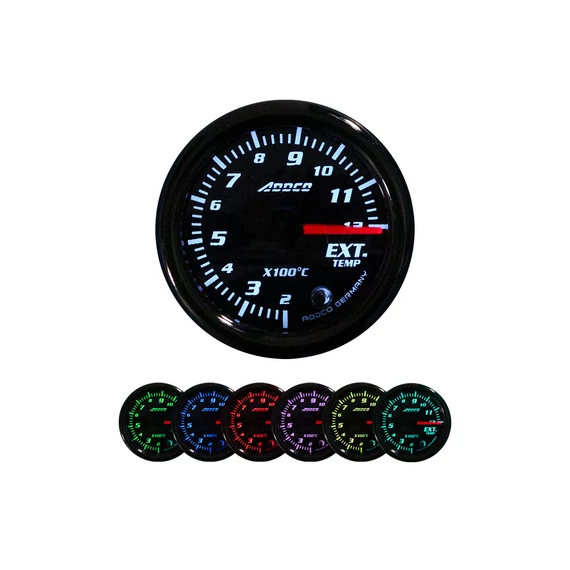 ADDCO mérő 52mm - Kipufogógáz-hőmérséklet