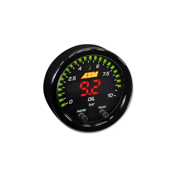 AEM Electronics X-Series 10 BAR olajnyomás-mérő 10 BAR