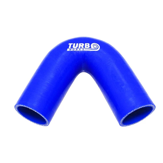 Könyök 135deg TurboWorks kék 57mm