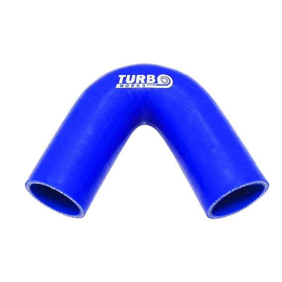 Könyök 135deg TurboWorks kék 76mm