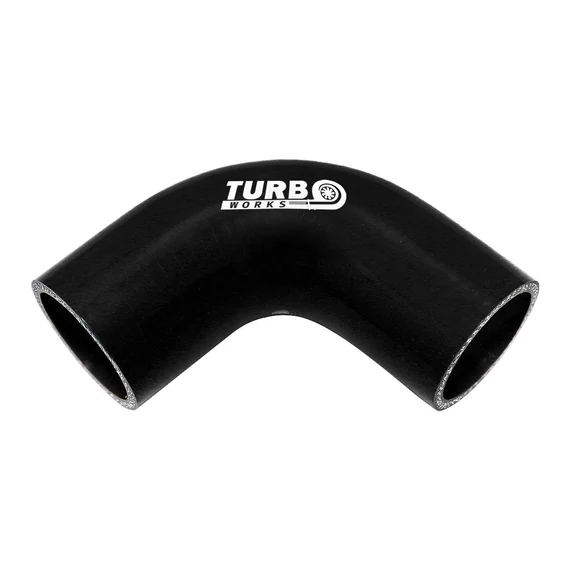 90deg TurboWorks Fekete 38mm könyök 90deg TurboWorks Fekete 38mm