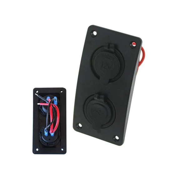 Kettős panel 1xUSB 3.1A, 1xZ