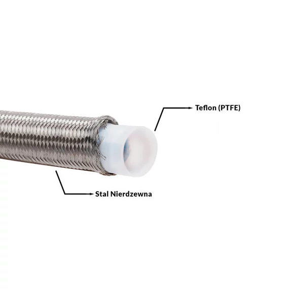 PTFE AN3 3mm üzemanyagtömlő