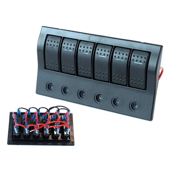 Kapcsoló 12/24V IP68 (ON)-OFFx1, ON-OFFx5, 3B 5A, 2B 10A, 1B 15A