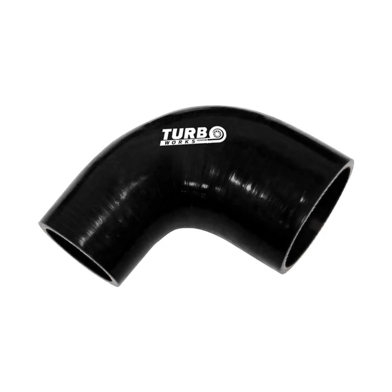 Redukció 90deg TurboWorks Fekete 89-102mm