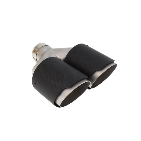 Dupla kipufogócsúcs 2x114mm belép 63mm Carbon