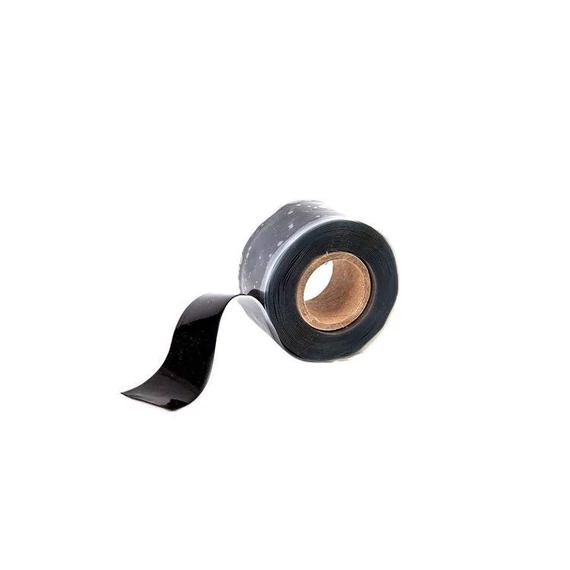 TurboWorks 50mm x 0.5mm 3.5m Fekete öntapadós szilikon szalag 50mm x 0.5mm