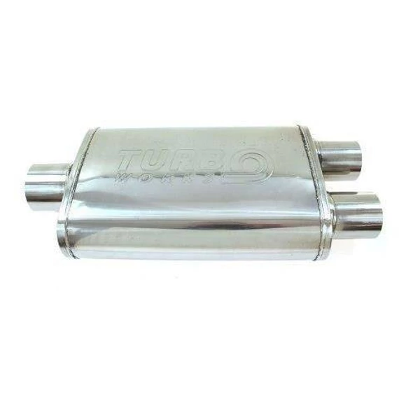 Középső kipufogó 76-63.5mmTurboWorks LT 409SS 355mm 355mm