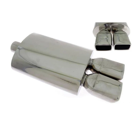 Hátsó kipufogó TurboWorks 2x65x86mm bemenet 63,5mm