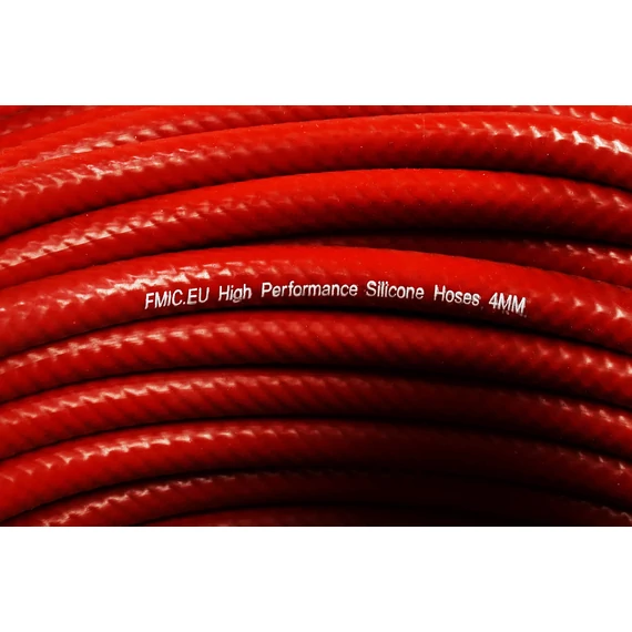 Piros erősített vákumcső - 18mm (FMIC)