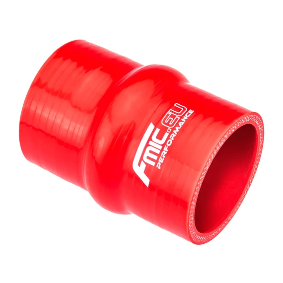 Szilikon púpos tömlő 102mm piros