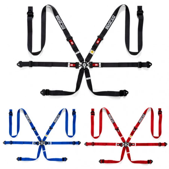 Sparco Harness 6-Points 2" kék FIA jóváhagyva 8853-2016 2029-ig