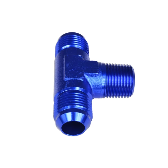 AN6 -1/8NPT- AN6, T-elágazás, kék 
