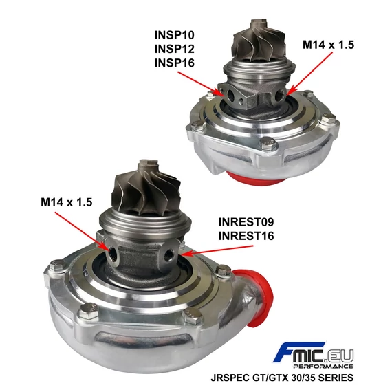 Turbófeltöltő JRspec GT3071R hibrid kerámia BB T3 .63 öntött vas