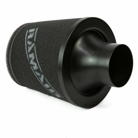 Univerzális nyak Fekete nagy alumínium talpú kúpos szűrő Ramair JS-107-BK 80mm