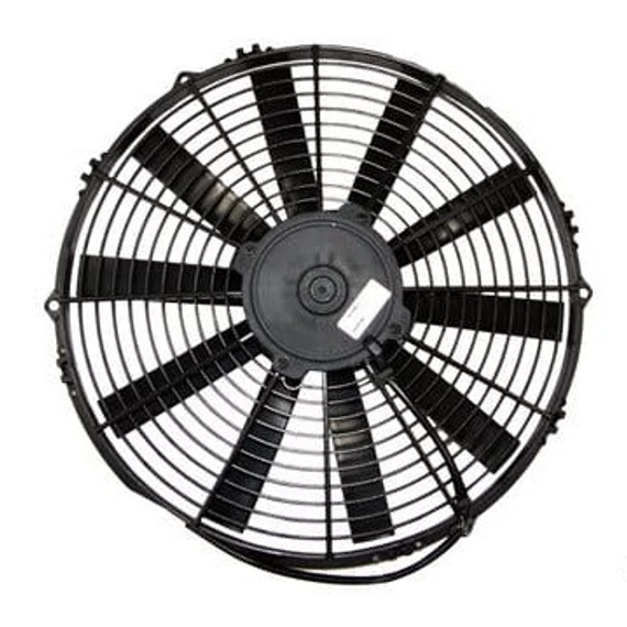 Axiális szívó hűtőventilátor SPAL 12V VA08-AP10/C-23A (350 MM)