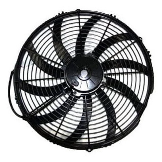 Axiális szívó hűtőventilátor SPAL 12V VA18-AP71/LL-59A BT KS (385 MM)