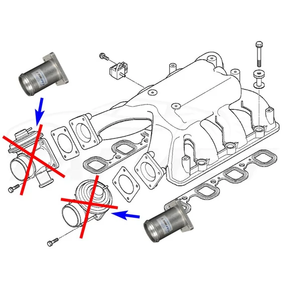 EGR szelep törlő készlet BMW E38 E65 M67 4.0 dízelmotorokhoz M67 4.0 dízelmotorokhoz