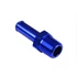 Kép 2/4 - 1/4 NPT 9-10mm (3/8) 9-10mm (3/8) nyomócsöves csőcsatlakozó adapter üzemanyag kék