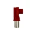 Kép 1/3 - Ecumaster csatlakozó RL00801-50RE; 8.0MM; RADLOK-50MM; piros